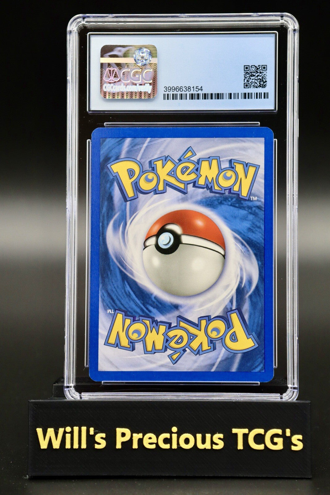 CGC 9 Nidoking 8/112 EX Fire Red & Leaf Green 2004 Holo Pokémon Card Mint SWIRL1